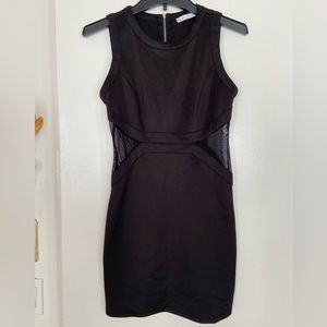 Mini polyester black drees, size small